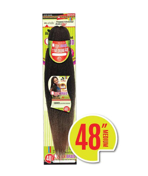 Quick Braiding Hair Pre Stretch 48in – Black Diamond Beauty Supply